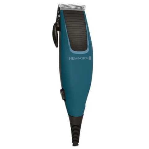 Машинка за подстригване Remington HC5020, С кабел, Аксесоари, Приставки 3-18мм, Иноксово острие, Син, (11371)