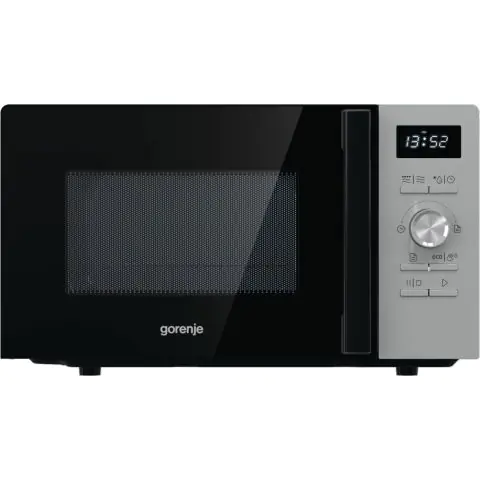 Микровълнова фурна Gorenje MO20A4XH, 20 литра, грил, черен/сив, (13728)