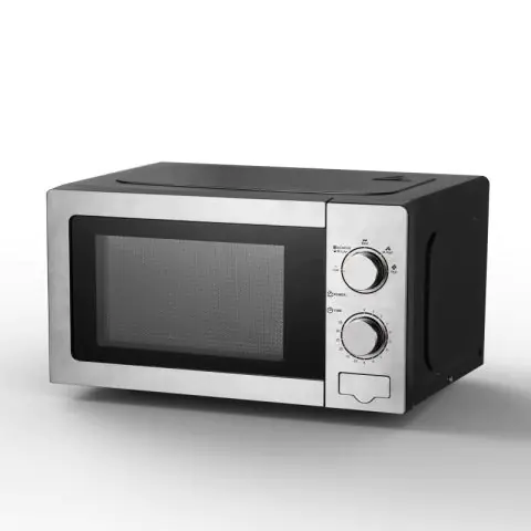 Микровълнова фурна Oliver Voltz OV51443C, 700W, 20 л, 5 степени, Таймер, Размразяване, Сив, (22244)
