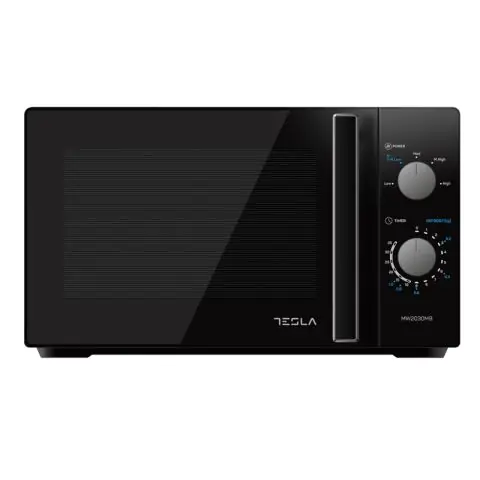 Микровълнова фурнаTesla MW2030MB, 700 W, 20 литра, 5 нива на мощност, Таймер, Размразяване, Черен, (12660)