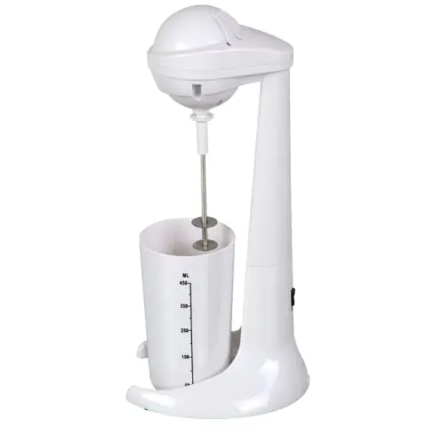 Миксер за фрапе Rosberg RP51163C, 100W, 2 скорости, Метална бъркалка, Бял, (14662)