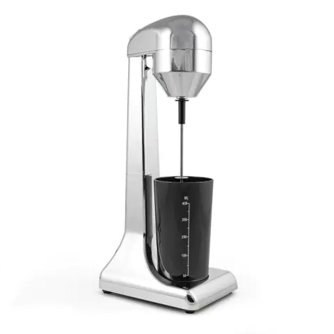 Миксер за фрапе Rosberg Premium RP51163D, 100W, 2 скорости, Метална бъркалка, Хром, (14642)