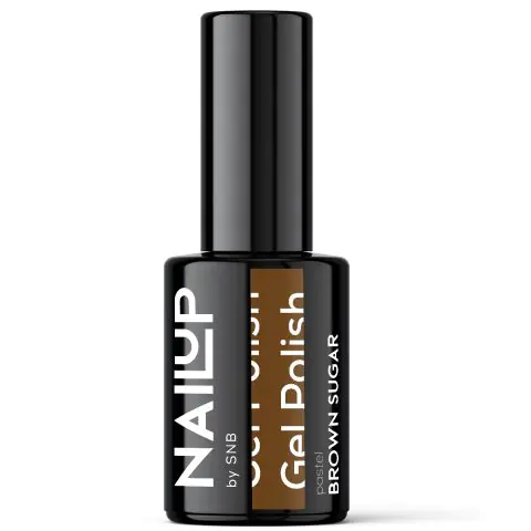 Гел лак NailUP Кафява захар, 6 мл, (35945693)