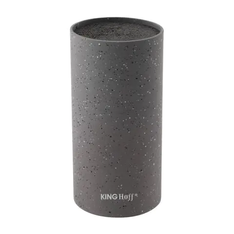 Поставка за ножове Kinghoff KH 1249, 11x22 см, Универсална, Сив мрамор, (12886)