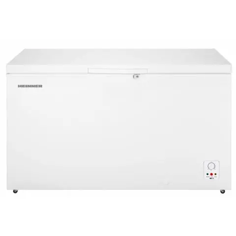 Фризер Heinner HCF-HS420E++, 420 л, Клас Е, Механично управление, Заключване, Бял , (35932113)