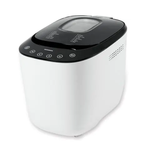 Хлебопекарна HEINNER HBM-900WHBK, 600W, 14 Програми, Капацитет 900 гр, Бял, (22438)