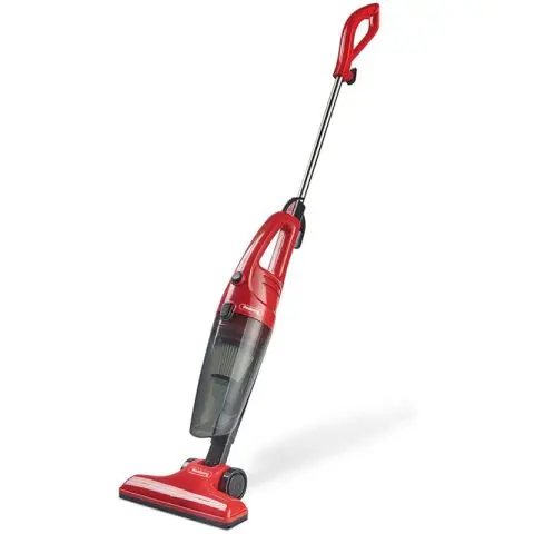 Прахосмукачка вертикална Rosberg R51001A, 600W, 800 ml, HEPA филтър, Използване като ръчна, Червен, (35910678)