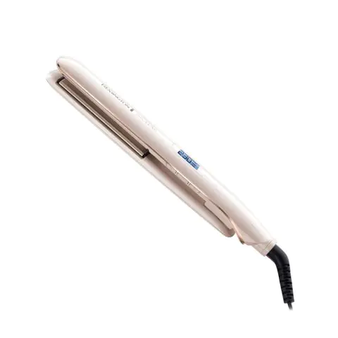 Преса за коса Remington PROluxe S9100, Керамични плочи Ultimate Glide, OPTIheat, 9 степени на температура, 230C, LCD, Бял, (17844)