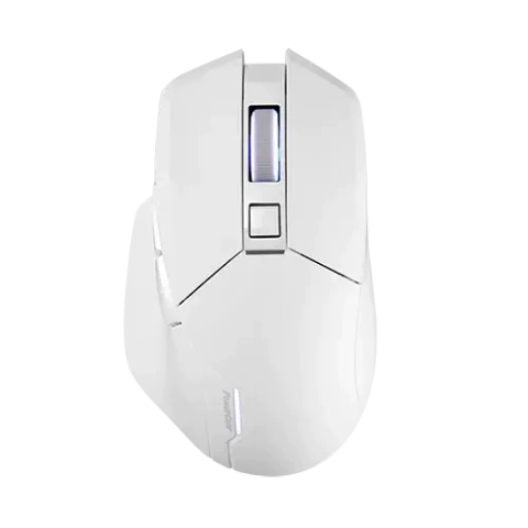 Геймърска безжична мишка PowerColor ALPHYN AM10 - White, (35939637)