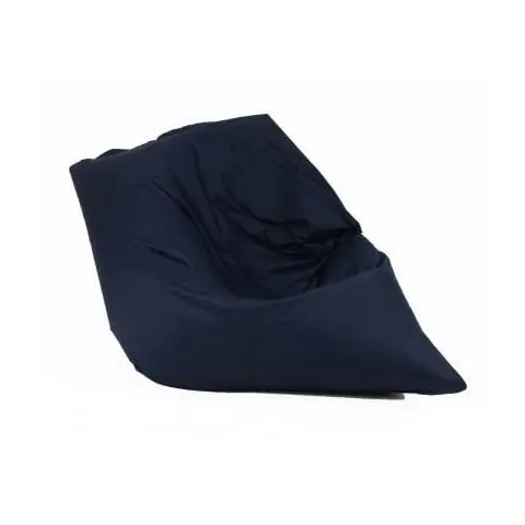 Пуф, Голяма възглавница, 350л., Magic Pillow - Panama bluemarin, Перящ се калъф, Водоустойчив, Пълнеж от Полистиролни перли