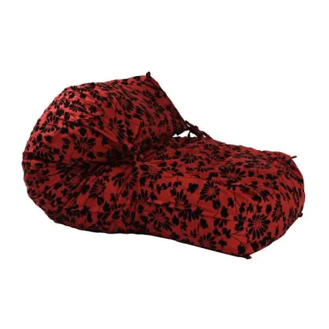 Пуф, легло, за деца, 200л. Yoga Mini - Poppy, Перящ се калъф, Пълнеж с микс от мемори пяна и дунапрен, Гама Premium, 8185