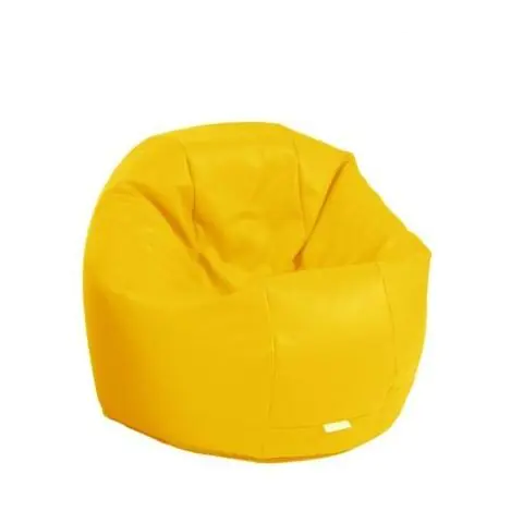 Пуф, за деца, 210л., Relaxo - Teteron Yellow Quince, За открито, Перящ се калъф, Пълнеж от Полистиролни перли, (15672)