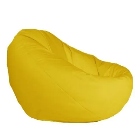 Пуф, круша, 320л., Nirvana Grande - Teteron Yellow Quince, За открито, Перящ се калъф, Пълнеж от Полистиролни перли, (15669)