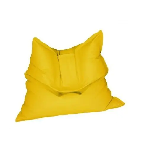 Пуф, Голяма възглавница, 350л., Magic Pillow - Teteron Yellow Quince, Перящ се калъф, За открито, Пълнеж от Полистиролни перли, (15667)