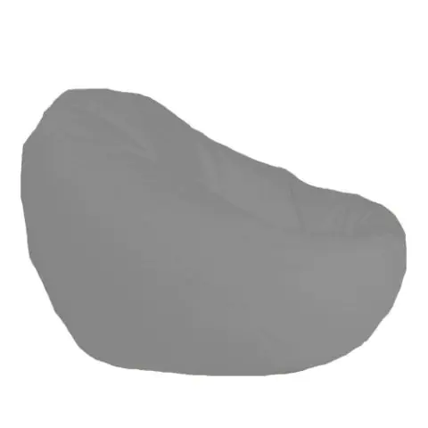 Калъф за пуф круша, 520л., Nirvana Gigant - Panama Grey, (Не съдържа пълнеж), водоустойчив, 8539