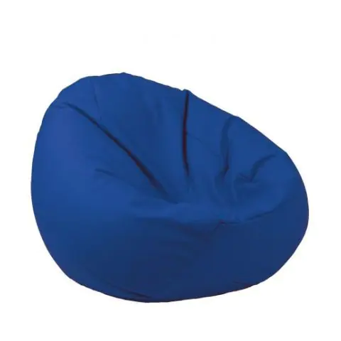 Калъф за пуф круша, 520л., Nirvana Gigant - Teteron Blue, (Не съдържа пълнеж), за открито, 8578