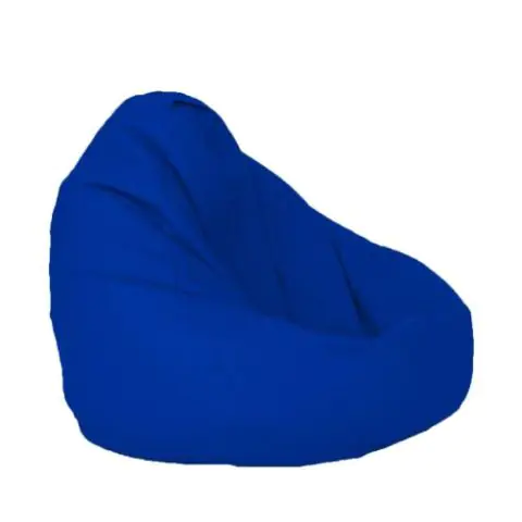 Калъф за пуф круша, 320л., Nirvana Grande - Teteron Blue, (Не съдържа пълнеж), за открито, 8651