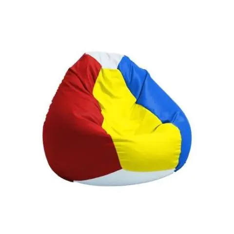 Калъф за пуф круша, 320л., Nirvana Grande - Hi Romania!, (Не съдържа пълнеж), водоустойчив, 8618