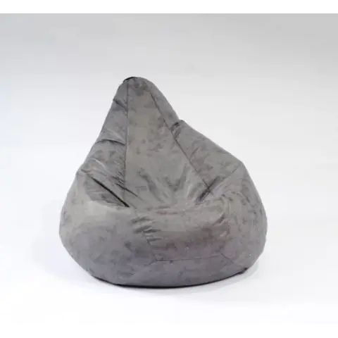 Калъф за пуф круша, 160л., Nirvana Light - Smoke Grey, (Не съдържа пълнеж), Гама Premium, 8787
