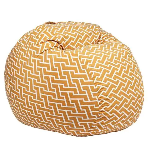 Барбарон 600л. King Size, Zippity Orange, Перящ се калъф, Пълнеж с микс от мемори пяна и дунапрен, Гама Premium, (PUF-M-K-PT-ZIO)