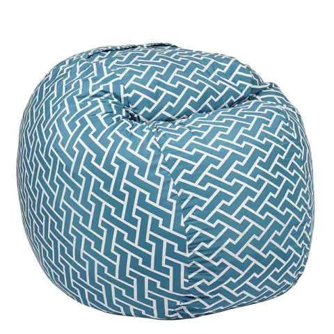 Барбарон 600л. King Size, Zippity Turquoise, Перящ се калъф, Пълнеж с микс от мемори пяна и дунапрен, Гама Premium, (PUF-M-K-PT-ZIT)