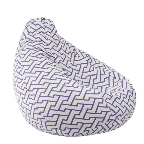 Пуф круша 320л. Nirvana Grande, Zappity Purple, Перящ се калъф, Пълнеж от Полистиролни перли, Гама Premium, (PUF-G-NGR-PT-ZAP)