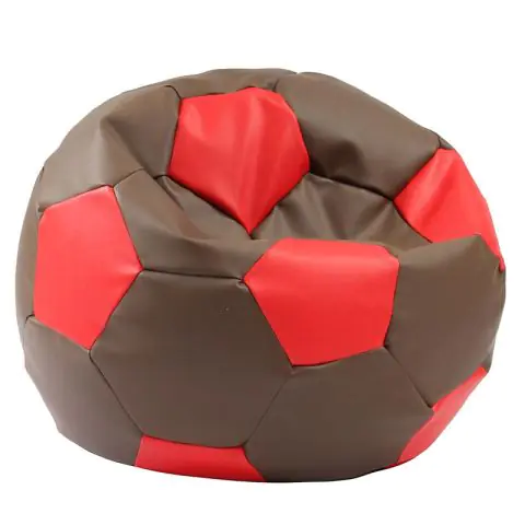 Пуф, топка за деца 2-8 г., 130л. Telstar Junior - Chocolate Strawberries, Еко кожа, Пълнеж от Полистиролни перли, Цвят според складовата наличност, 8208