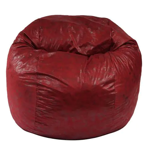 Пуф, Барбарон, 600л., King Size - Cranberry, Перящ се калъф, Трансформира се в легло, Пълнеж с микс от мемори пяна и дунапрен, Гама Premium, 8442