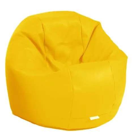 Пуф, за деца, 210л., Relaxo - Panama Yellow Quince, Водоустойчив, Перящ се калъф, Пълнеж от Полистиролни перли