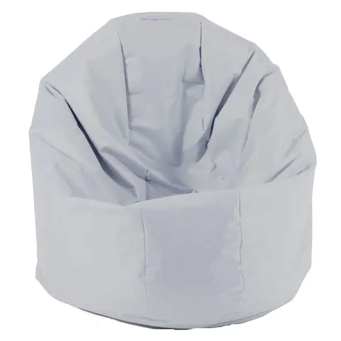 Пуф 330л., Relaxo XL - Teteron Grey, За открито, Перящ се калъф, Пълнеж от Полистиролни перли, 8368