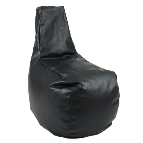 Пуф, стол, 230л., Sunlounger Evo - Back 2 Black, PU кожа, Пълнеж от полистиролни перли