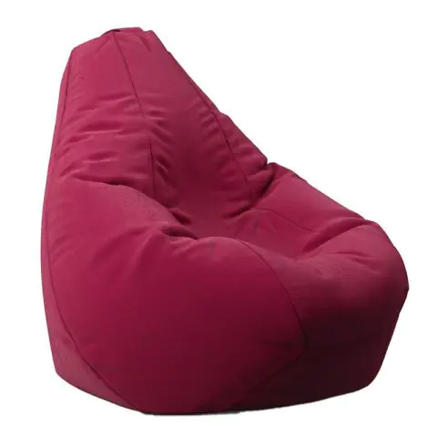 Пуф, круша, 220л., Nirvana Hobbit - Raspberry, Перящ се калъф, Пълнеж от полистиролни перли, Гама Plush Honey, 8067