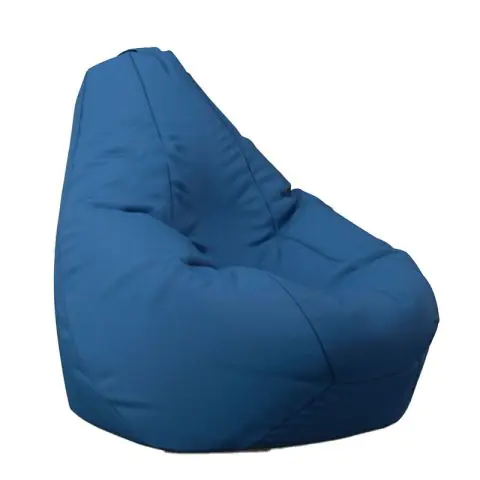 Пуф, круша, 220л., Nirvana Hobbit - Teteron blue, За открито, Перящ се калъф, Пълнеж от Полистиролни перли, 8074