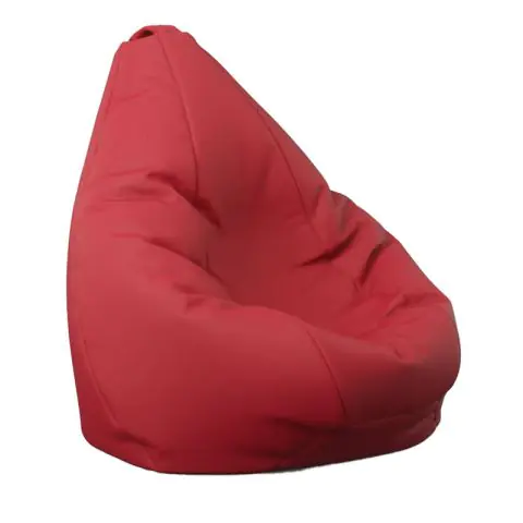 Калъф за пуф круша, 160л., Nirvana Light - Teteron Red, (Не съдържа пълнеж), за открито, 8818