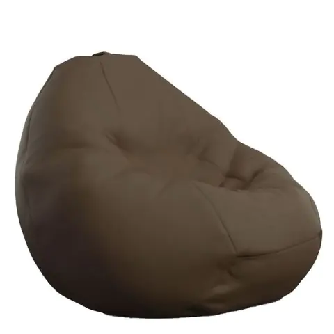 Калъф за пуф круша, 320л., Nirvana Grande - Chocolate, (Не съдържа пълнеж), PU кожа, 8646