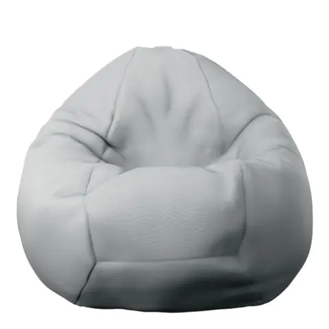 Калъф за пуф круша, 520л., Nirvana Gigant - Teteron Grey, (Не съдържа пълнеж), за открито, 8580