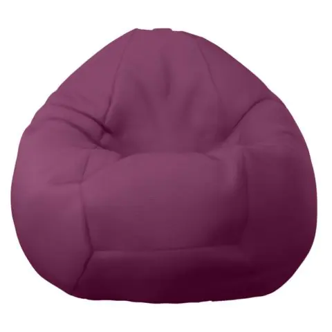 Калъф за пуф круша, 520л., Nirvana Gigant - Panama Magenta, (Не съдържа пълнеж), водоустойчив, 8541