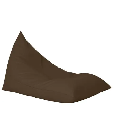 Калъф за пуф шезлонг, 320л., Kudos - Chocolate, (Не съдържа пълнеж), PU кожа, 8501