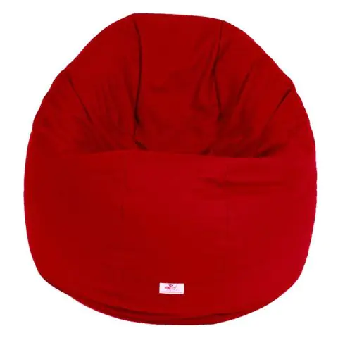 Калъф за пуф, 210л., Relaxo - Teteron Red, (Не съдържа пълнеж), за открито, 8863