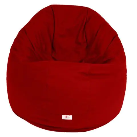 Калъф за пуф, 210л., Relaxo - Panama Red, (Не съдържа пълнеж), водоустойчив, 8835