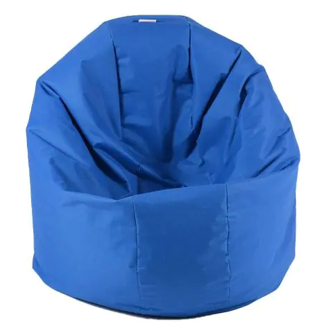 Калъф за пуф, 210л., Relaxo - Panama blue, (Не съдържа пълнеж), водоустойчив, 8829