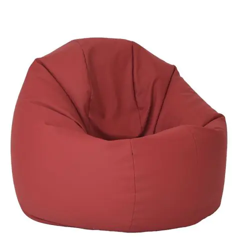 Калъф за пуф 330л., Relaxo XL - Wine, (Не съдържа пълнеж), PU кожа, 8898