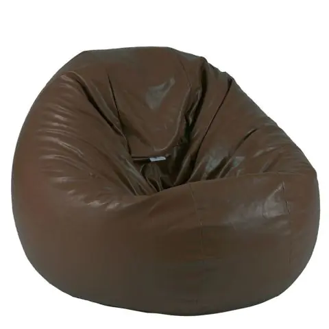 Калъф за пуф 330л., Relaxo XL - Chocolate, (Не съдържа пълнеж), PU кожа, 8896