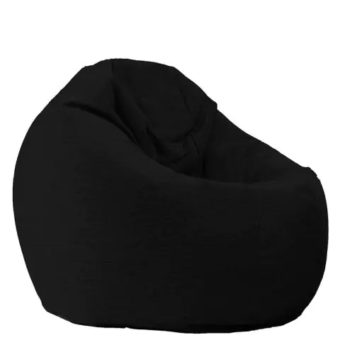 Калъф за пуф 330л., Relaxo XL - Eerie Black, (Не съдържа пълнеж), Гама Premium, 8889