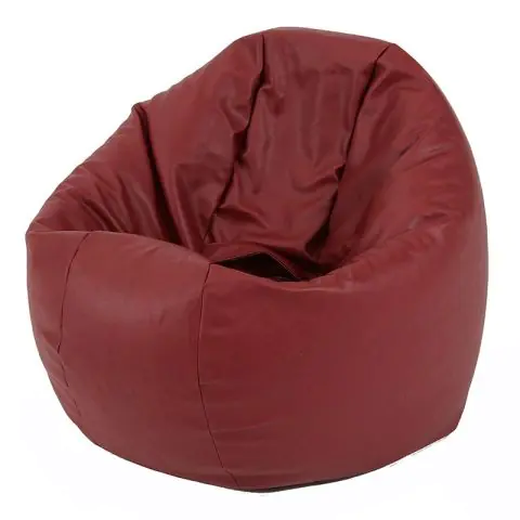 Калъф за пуф 330л., Relaxo XL - Bordo, (Не съдържа пълнеж), Еко кожа, 8870