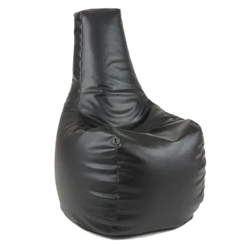 Пуф, стол, 210л., Sunlounger - Back 2 Black , PU кожа, Пълнеж от полистиролни перли