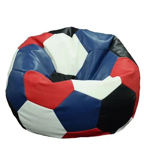 Пуф, топка 400л. Telstar XL - Mozaic , Еко кожа, Пълнеж от Полистиролни перли, Цвят според складовата наличност