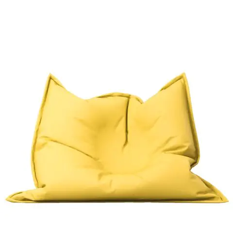 Пуф, Голяма възглавница, 350л., Magic Pillow - Yellow Quince, Перящ се калъф, Водоустойчив, Пълнеж от Полистиролни перли