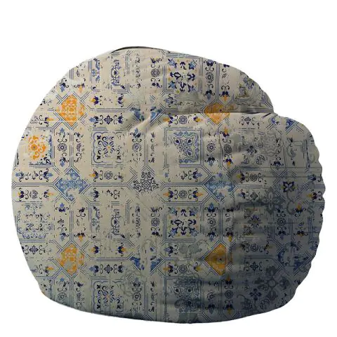 Барбарон 600л. King Size, Azulejo, Перящ се калъф, Пълнеж с микс от мемори пяна и дунапрен, Принт, (16494)