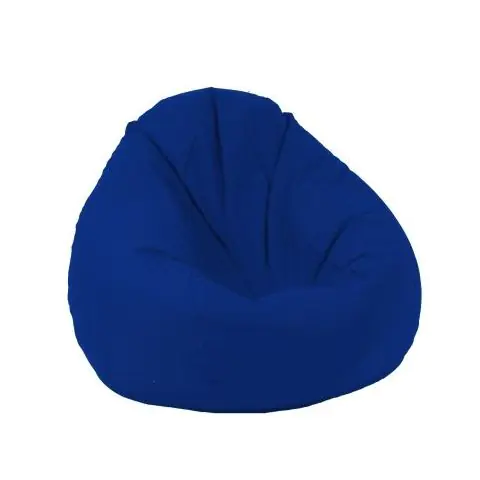 Пуф, круша, 520л., Nirvana Gigant - Teteron Blue, За открито, Перящ се калъф, Пълнеж от Полистиролни перли, 8097